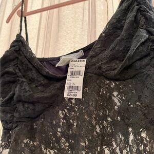 Tilly's Black Lace Tank Top